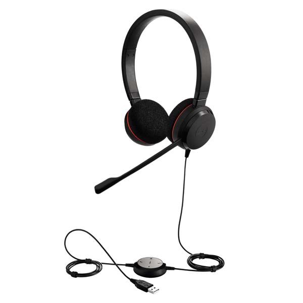 HEADSET JABRA EVOLVE 20 DUO / MONO UC USB-A