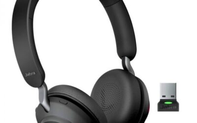HEADSET JABRA EVOLVE 2 65 DUO LINK380A BLACK