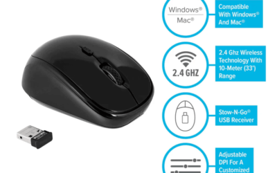 TARGUS MOUSE WIRELESS BLUE TRACE