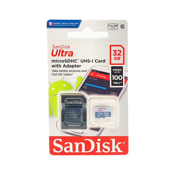 SANDISK ULTRA - TARJETA DE MEMORIA FLASH