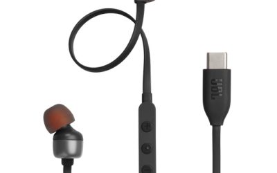 JBL TUNE 310C – Auriculares internos con micro – en oreja – cableado – USB-C – negro