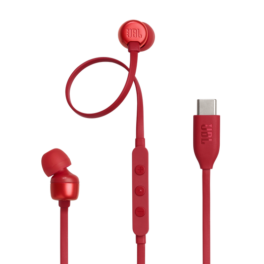 JBL TUNE – 310C – Headphones – wearable Wired – C – Red