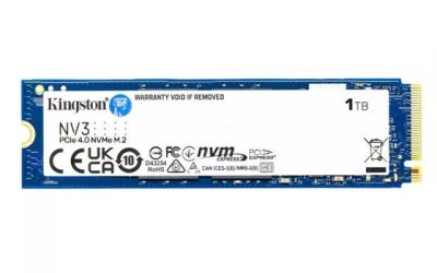 Kingston – Internal hard drive – 1 TB – Solid state drive – NV3 M.2 2280 NVMe