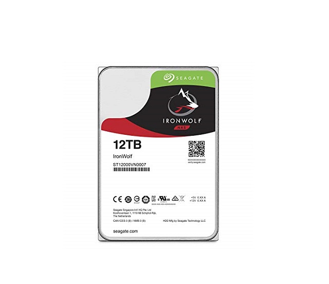 Seagate – Hard drive – Internal hard drive – 12 TB – 3.5″ – 7200 rpm – SATA – NAS