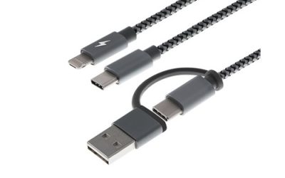 Xtech – USB cable – USB Type A or C – Micro USB or Lightning and USB type C