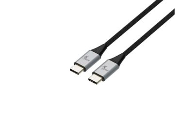 Xtech – USB cable – USB Type C – 3.66 m – Black & silver