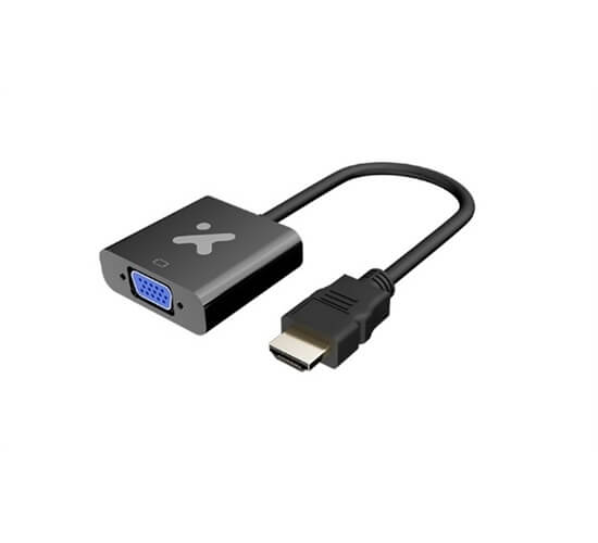 Xtech – Video adapter – 19 pin HDMI Type A – VGA – Black – XTC-384