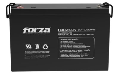 Forza FUB-12100A – Batería de UPS – Ácido de plomo – 100 Ah – negro