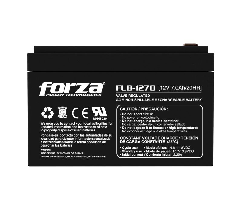 Forza FUB-1270 – Batería – 12V – 7 Ah