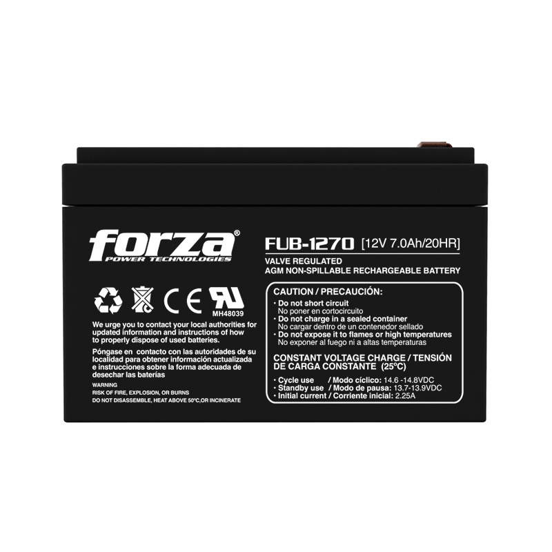 Forza FUB-1270 - Batería - 12V - 7 Ah