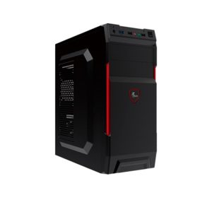Xtech - Desktop - ATX - Black and red