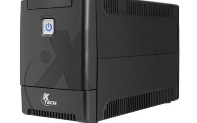 Xtech – Battery backup – Line interactive – 375 Watt – 750 VA – AC 110/120 V – 8 outlets XTP-751